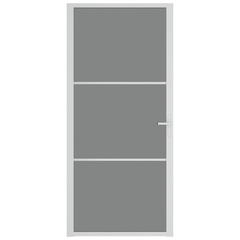 Load image into Gallery viewer, Vidaxl binnendeur 93x201,5 cm esg-glas en aluminium wit

