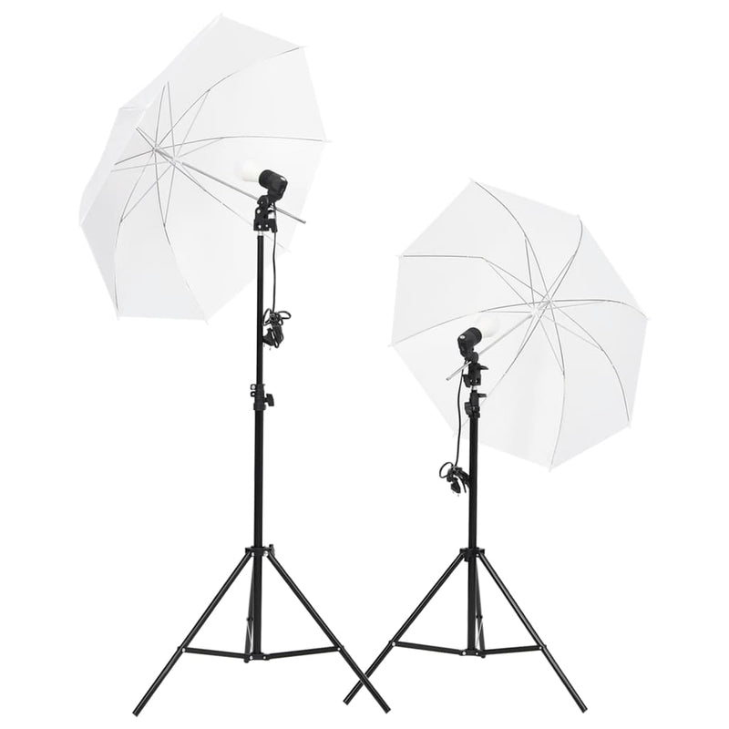 Load image into Gallery viewer, VidaXL Fotostudioset met verlichtingsset en achtergrondscherm
