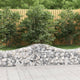 VidaXL Schanskorven 8 st gewelfd 200x50x40 60 cm gegalvaniseerd ijzer