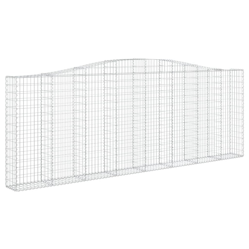 Load image into Gallery viewer, VidaXL Schanskorven 4 st gewelfd 400x30x140 160 cm ijzer
