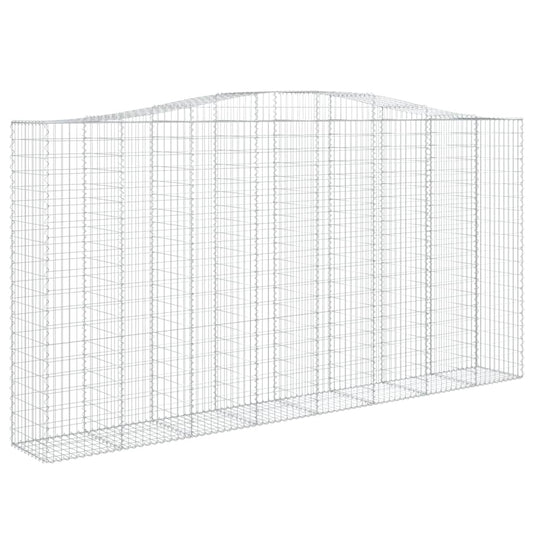 VidaXL Schanskorven 4 st gewelfd 400x50x200 220 cm ijzer