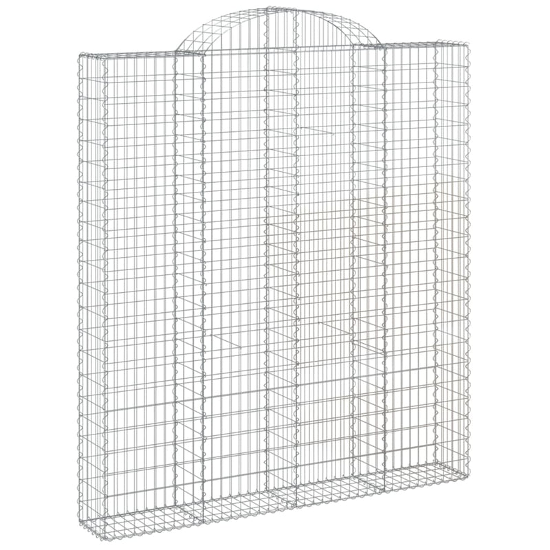 Load image into Gallery viewer, VidaXL Schanskorven 7 st gewelfd 200x30x220 240 cm ijzer

