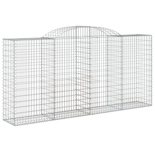 VidaXL Schanskorven 5 st gewelfd 300x50x140 160 cm ijzer
