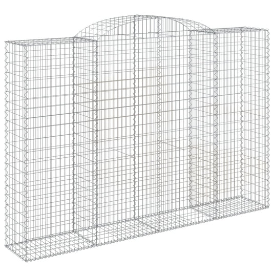 VidaXL Schanskorven 2 st gewelfd 300x50x200 220 cm ijzer