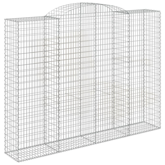 VidaXL Schanskorven 4 st gewelfd 300x50x220 240 cm ijzer