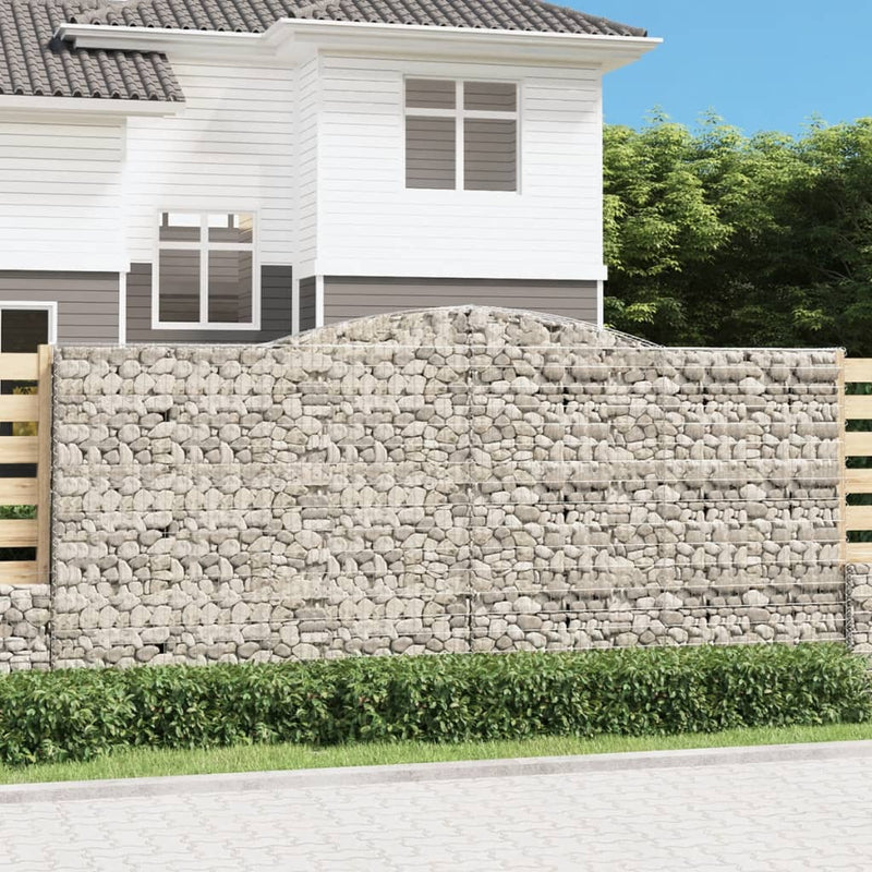 Load image into Gallery viewer, VidaXL Schanskorven 3 st gewelfd 400x50x180 200 cm ijzer
