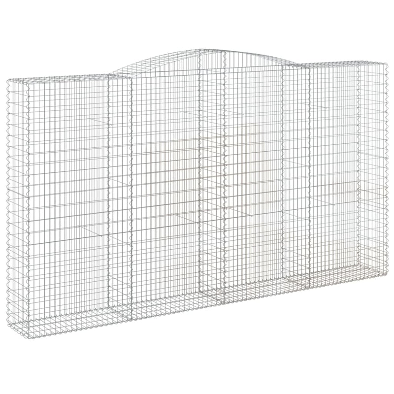 Load image into Gallery viewer, VidaXL Schanskorven 4 st gewelfd 400x50x220 240 cm ijzer
