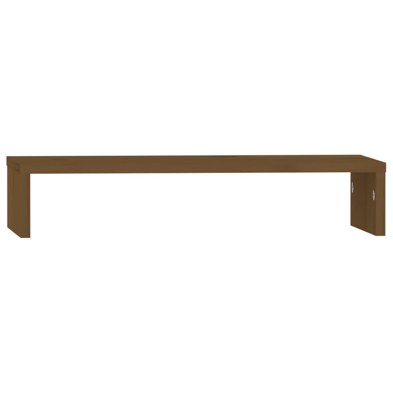 Load image into Gallery viewer, Vidaxl monitorstandaard 50x27x10 cm massief grenenhout honingbruin
