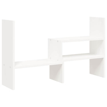 Vidaxl monitorstandaard (39-72)x17x43 cm massief grenenhout wit