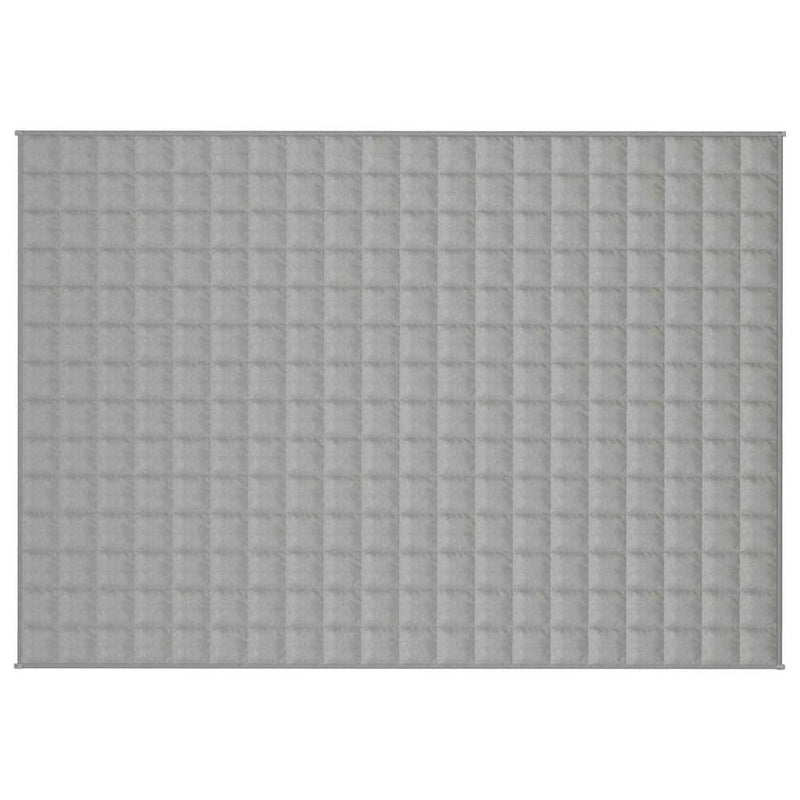Load image into Gallery viewer, Vidaxl verzwaringsdeken 138x200 cm 6 kg stof grijs
