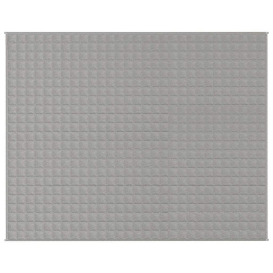 Vidaxl verzwaringsdeken 235x290 cm 11 kg stof grijs