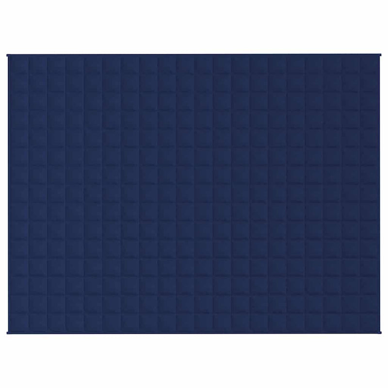 Load image into Gallery viewer, Vidaxl verzwaringsdeken 150x200 cm 11 kg stof blauw
