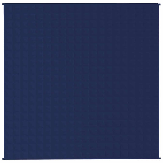 Vidaxl verzwaringsdeken 200x200 cm 9 kg stof blauw
