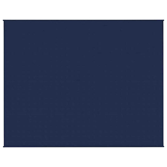 Vidaxl verzwaringsdeken 235x290 cm 15 kg stof blauw