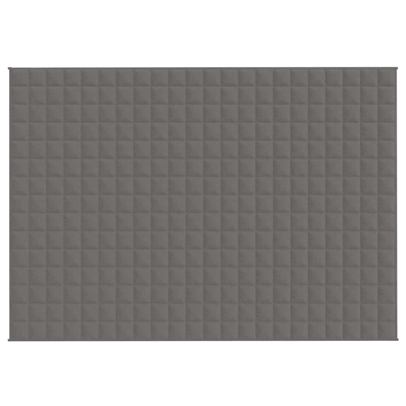 Load image into Gallery viewer, Vidaxl verzwaringsdeken 155x220 cm 11 kg stof grijs
