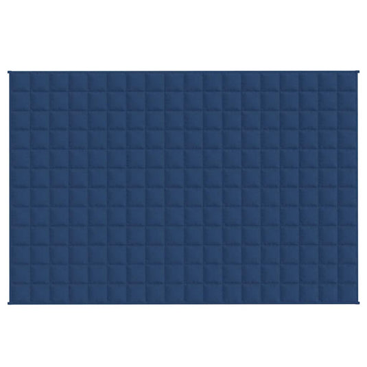 Vidaxl verzwaringsdeken 120x180 cm 5 kg stof blauw