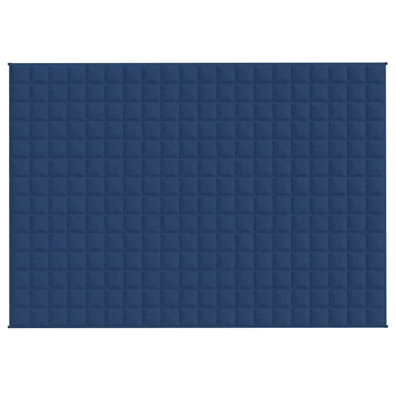 Load image into Gallery viewer, Vidaxl verzwaringsdeken 138x200 cm 10 kg stof blauw
