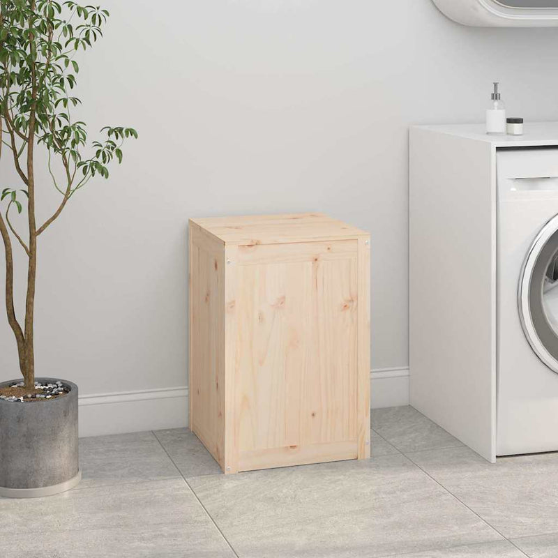 Load image into Gallery viewer, Vidaxl wasmand 44x44x66 cm massief grenenhout
