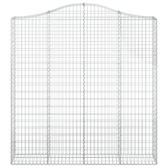 VidaXL Schanskorf gewelfd 200x30x200 220 cm gegalvaniseerd ijzer