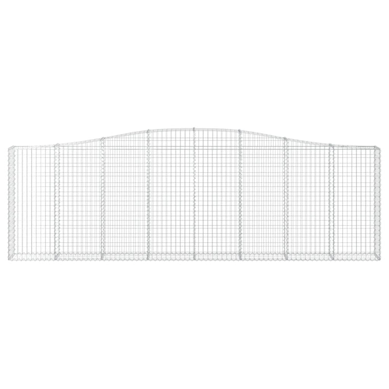 Load image into Gallery viewer, VidaXL Schanskorf gewelfd 400x30x120 140 cm gegalvaniseerd ijzer
