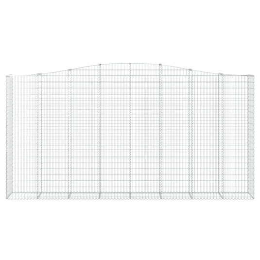 VidaXL Schanskorf gewelfd 400x50x200 220 cm gegalvaniseerd ijzer