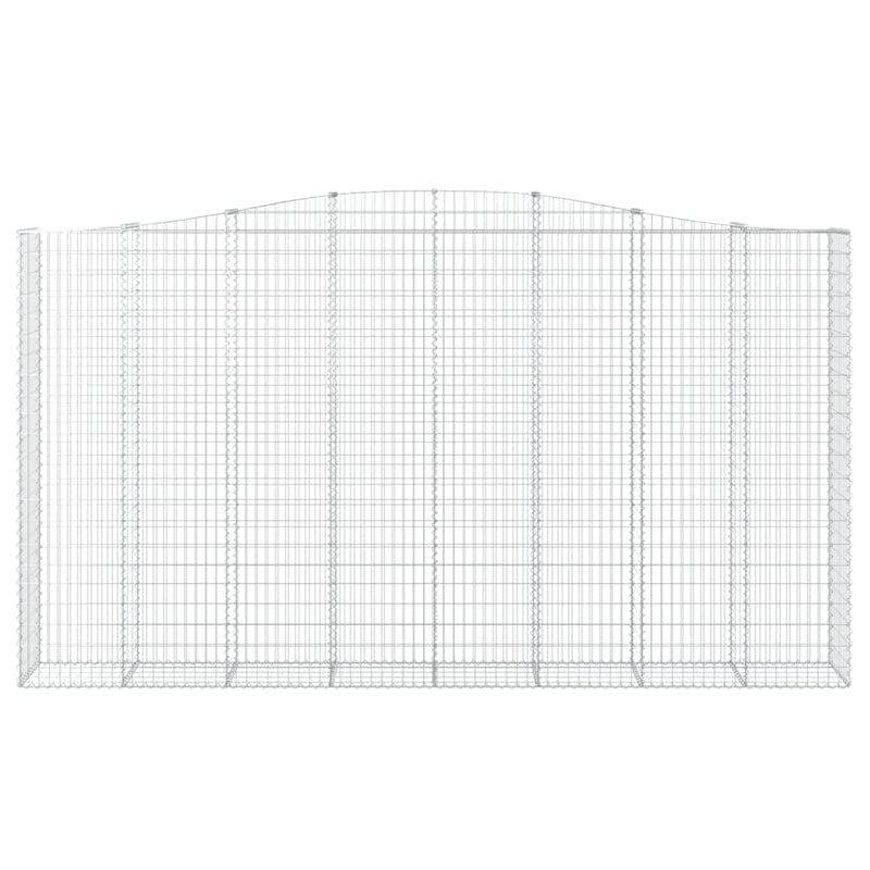 Load image into Gallery viewer, VidaXL Schanskorf gewelfd 400x50x220 240 cm gegalvaniseerd ijzer
