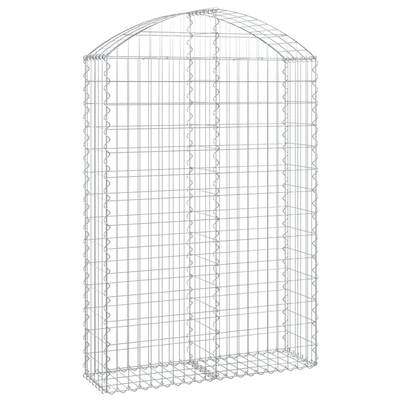 Load image into Gallery viewer, Vidaxl schanskorf gewelfd 100x30x140 160 cm gegalvaniseerd ijzer

