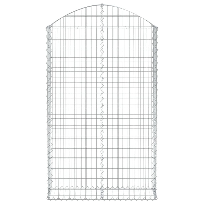 Load image into Gallery viewer, Vidaxl schanskorf gewelfd 100x30x160 180 cm gegalvaniseerd ijzer
