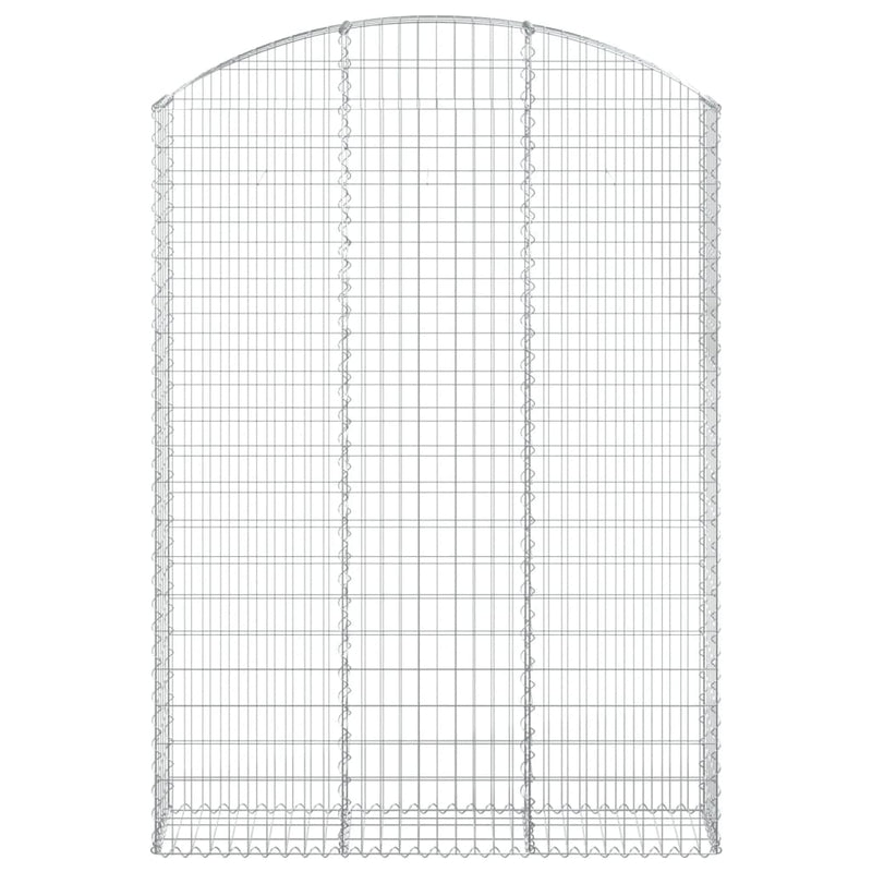 Load image into Gallery viewer, Vidaxl schanskorf gewelfd 150x30x200 220 cm gegalvaniseerd ijzer
