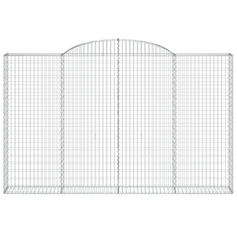 Load image into Gallery viewer, VidaXL Schanskorf gewelfd 300x30x180 200 cm gegalvaniseerd ijzer
