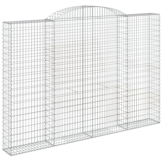 VidaXL Schanskorf gewelfd 300x30x200 220 cm gegalvaniseerd ijzer