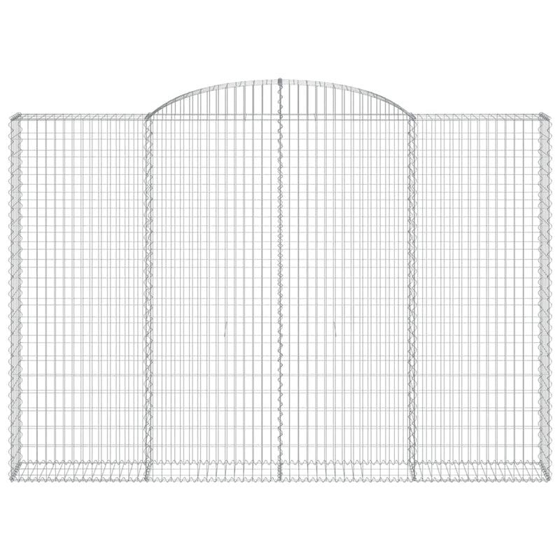 Load image into Gallery viewer, VidaXL Schanskorf gewelfd 300x30x200 220 cm gegalvaniseerd ijzer
