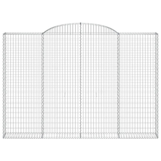 VidaXL Schanskorf gewelfd 300x30x200 220 cm gegalvaniseerd ijzer