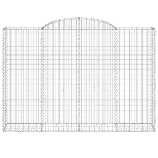 VidaXL Schanskorf gewelfd 300x50x200 220 cm gegalvaniseerd ijzer
