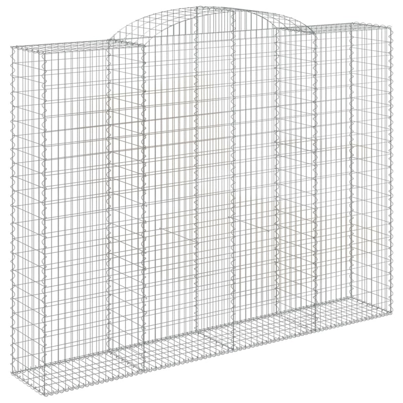 Load image into Gallery viewer, VidaXL Schanskorf gewelfd 300x50x220 240 cm gegalvaniseerd ijzer

