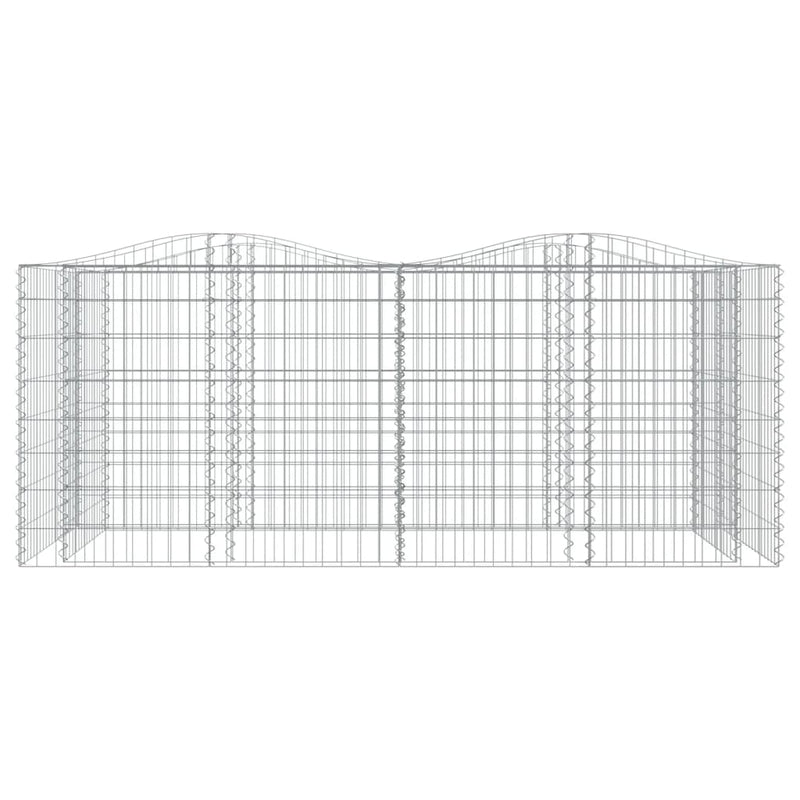 Load image into Gallery viewer, VidaXL Schanskorf gewelfd verhoogd 200x100x100 cm gegalvaniseerd ijzer
