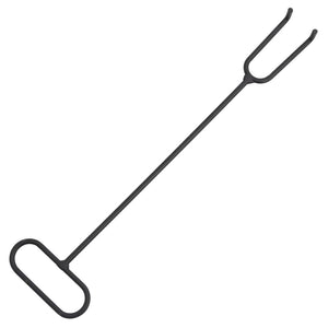 Vidaxl vuurplaats met pook 49 cm staal