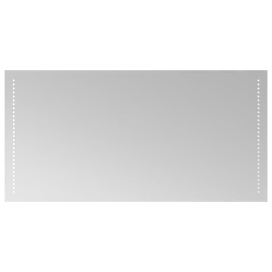 Vidaxl badkamerspiegel led 50x100 cm