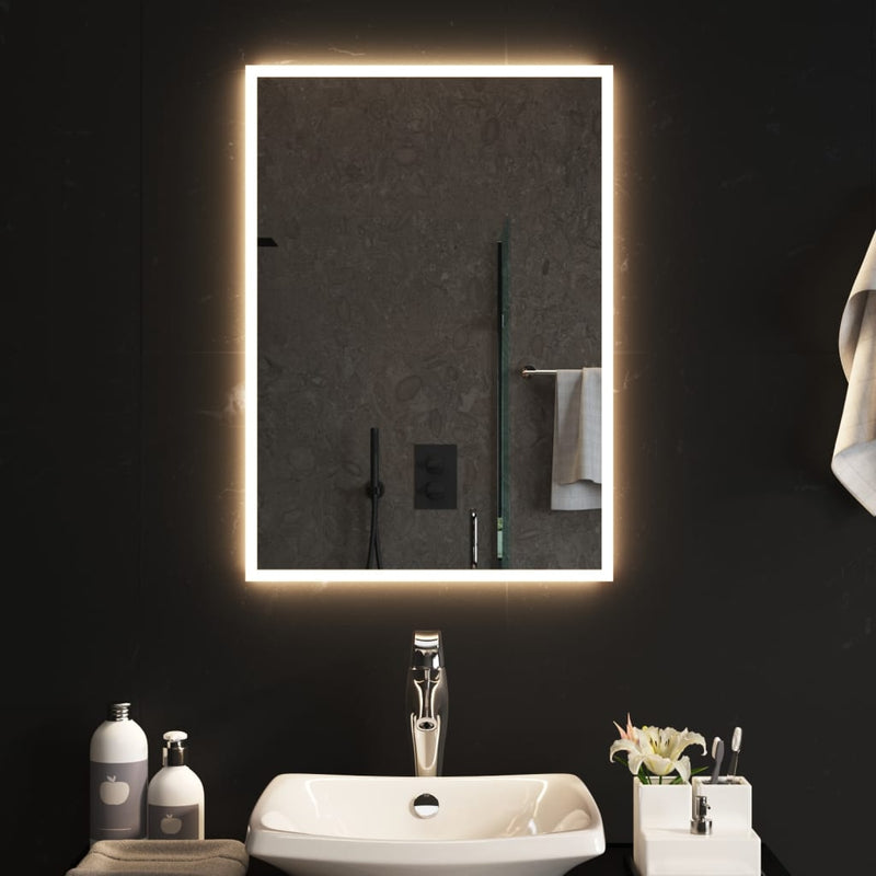 Load image into Gallery viewer, VidaXL Badkamerspiegel LED 50x70 cm
