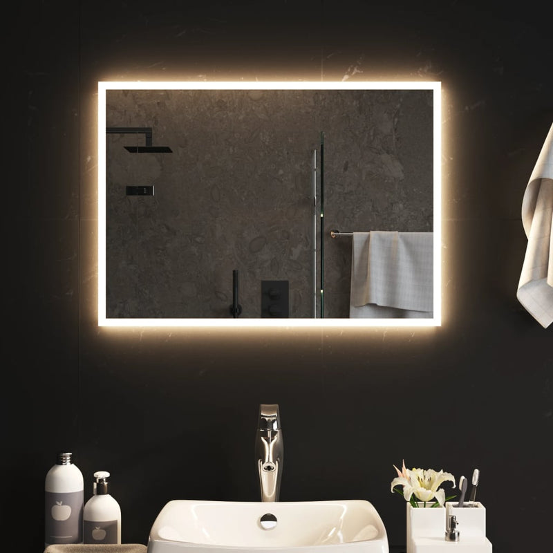 Load image into Gallery viewer, VidaXL Badkamerspiegel LED 50x70 cm

