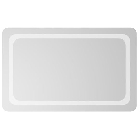 Vidaxl badkamerspiegel led 50x80 cm