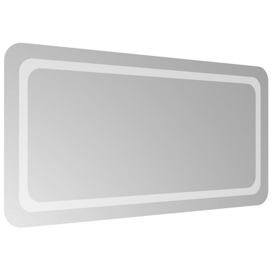 Vidaxl badkamerspiegel led 50x100 cm
