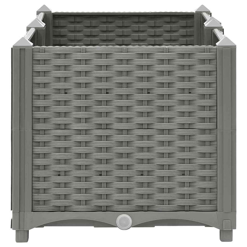Load image into Gallery viewer, Vidaxl plantenbak verhoogd 80x40x38 cm polypropeen

