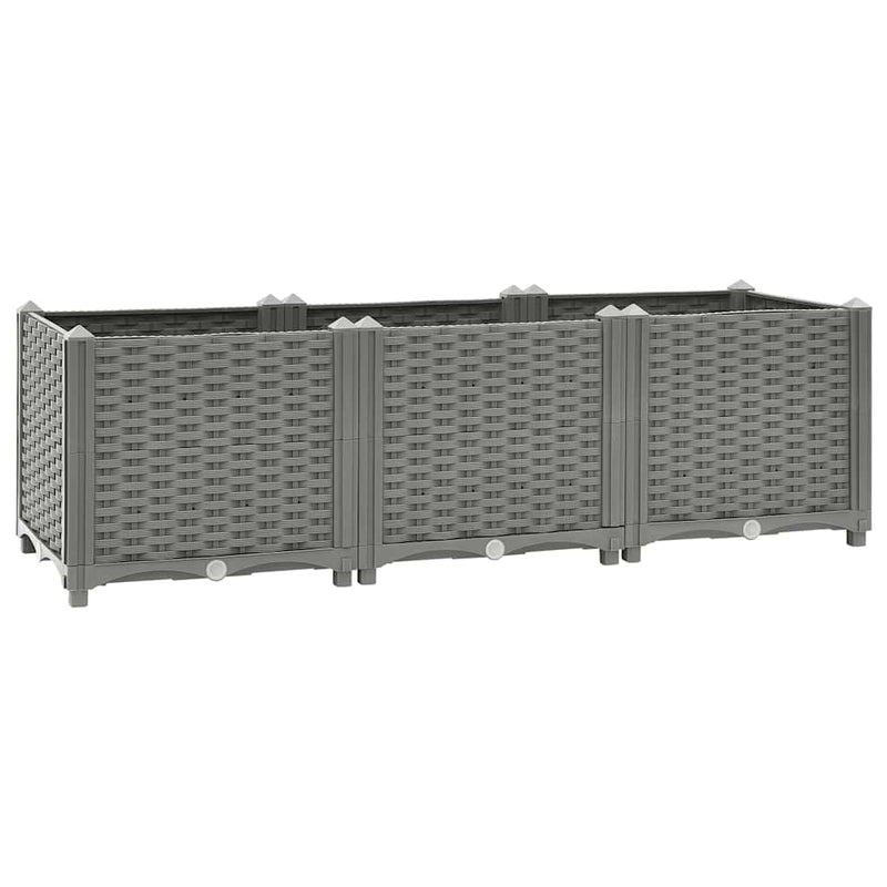 Load image into Gallery viewer, Vidaxl plantenbak verhoogd 120x40x38 cm polypropeen

