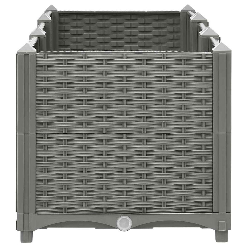 Load image into Gallery viewer, Vidaxl plantenbak verhoogd 120x40x38 cm polypropeen
