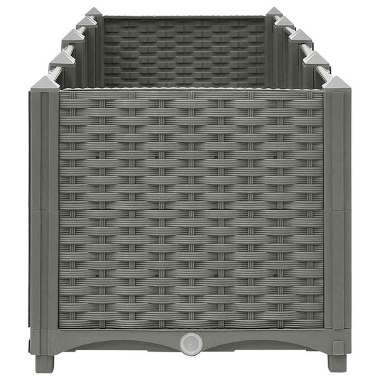 Vidaxl plantenbak verhoogd 160x40x38 cm polypropeen