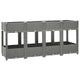 Vidaxl plantenbak verhoogd 160x40x71 cm polypropeen