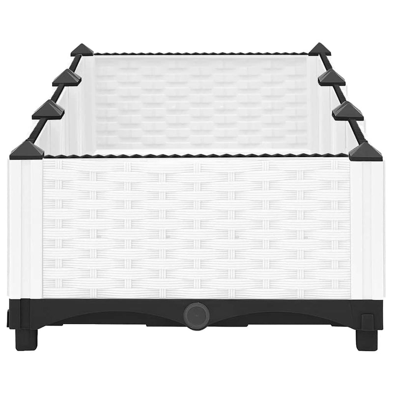 Load image into Gallery viewer, Vidaxl plantenbak verhoogd 120x40x23 cm polypropeen
