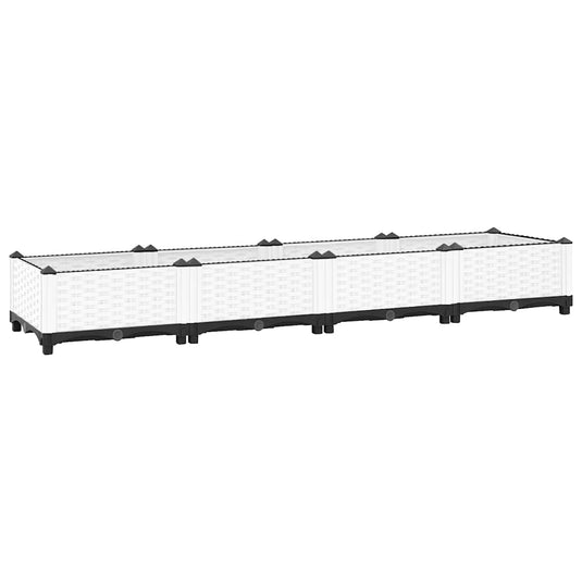 Vidaxl plantenbak verhoogd 160x40x23 cm polypropeen