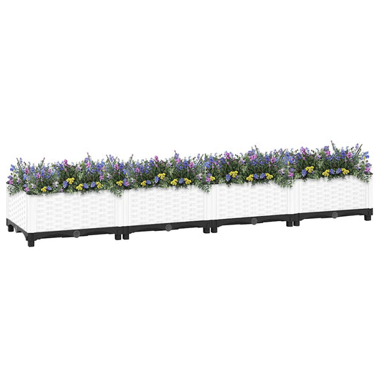 Vidaxl plantenbak verhoogd 160x40x23 cm polypropeen